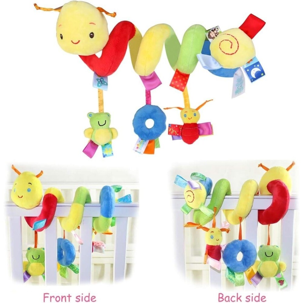 Uonlytech Baby Crib Hanging Rattles Toys Carseat Toys Hanging Rattles Spiral Toy - Picture 3 of 4